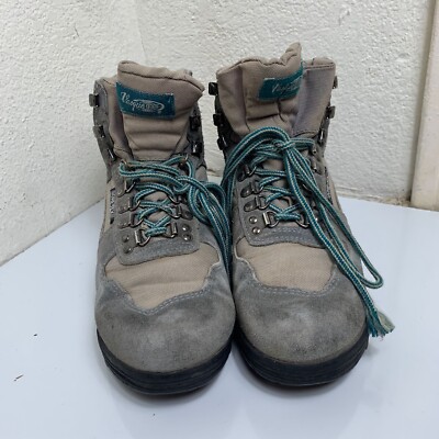 Vintage Vasque Gore Tex Hiking Boots 7567-1 Men Size 9 1/2  Gray