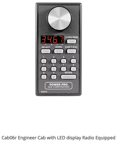 NCE Cab06er Handheld Wireless Cab With LED Readout | New | 1023 | Radio Equipped - Picture 1 of 1