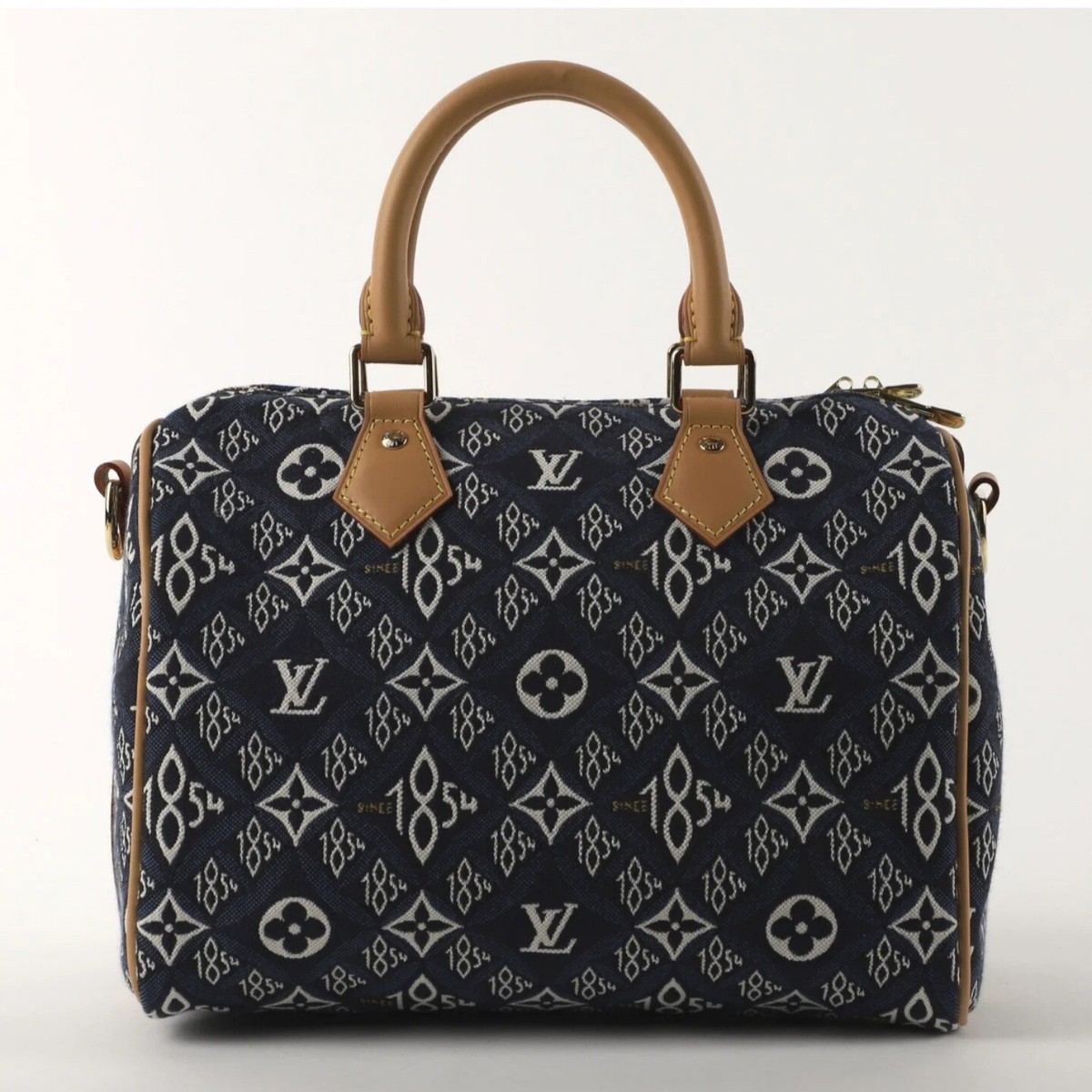 BNWOT Louis Vuitton Since 1854 Blue Monogram Jacquard Speedy BNWOT Louis Vuitton Since 1854 Blue Monogram Jacquard Speedy