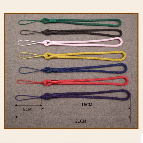 Handmade Short Wrist Rope Simple Phone Case Keychain Phone Accessories - Photo 2 sur 14