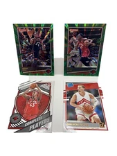 21 DONRUSS Serge Ibaya, Pascal Siakam Green Laser + Siakam CP + Malachi Flynn RC