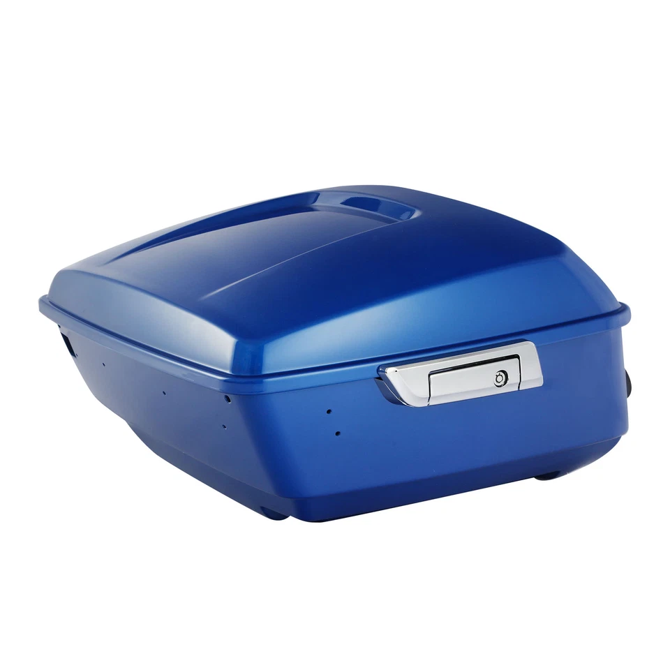 Almohadilla de maletero King apta para Harley Touring Street Glide 2014-2025 azul eléctrico Foto 2 de 4