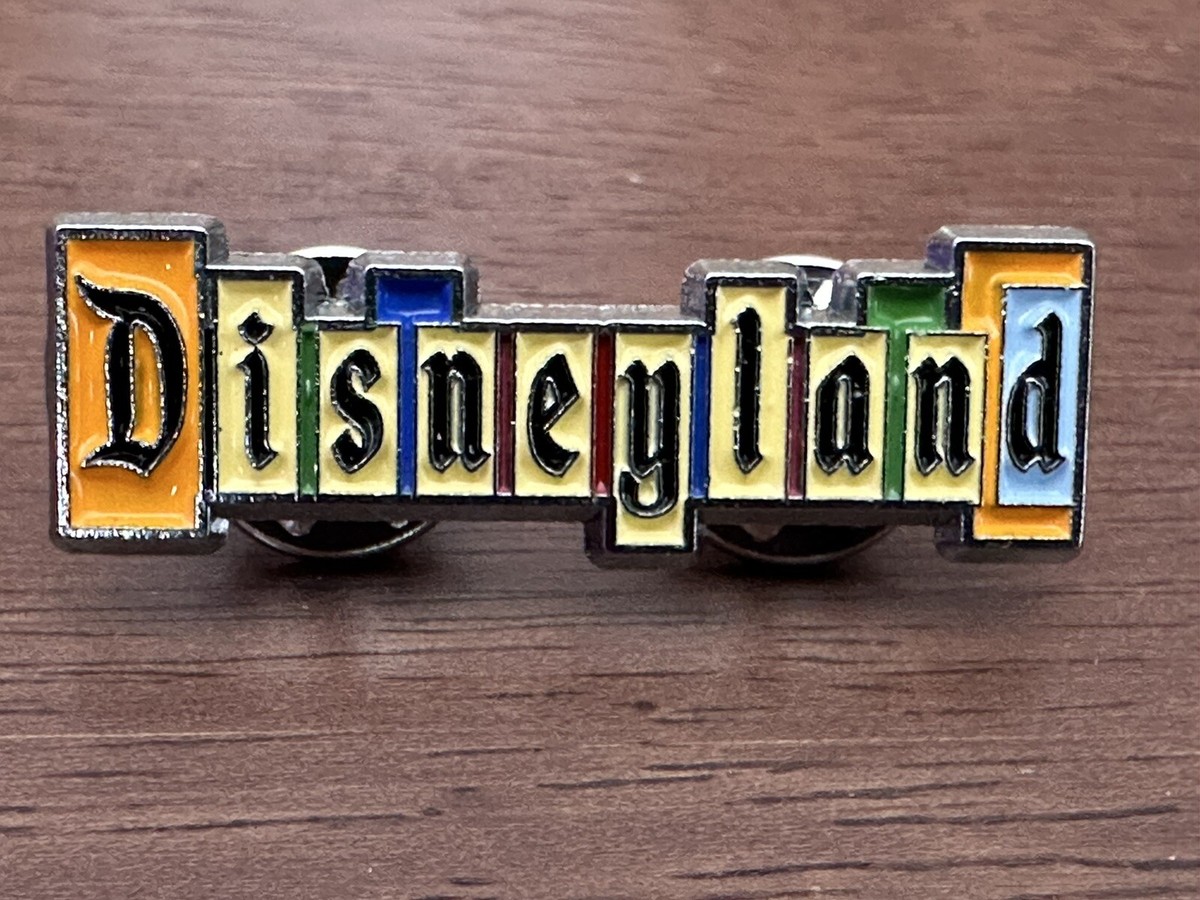 Disneyland Retro Classic Marquee Logo Sign Pin | eBay