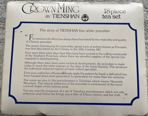 Krönungstee?! Crown Ming von Tienshan 18-teiliges Tee-Set - ""Queen's Lace""-Stil. - Bild 13 von 19