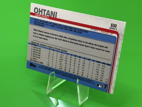 ⚾️⚾️2019 Topps Baseball Series 2 Rookie Cup #600 Shohei Ohtani, Angels!!⚾️⚾️ - Picture 9 of 15