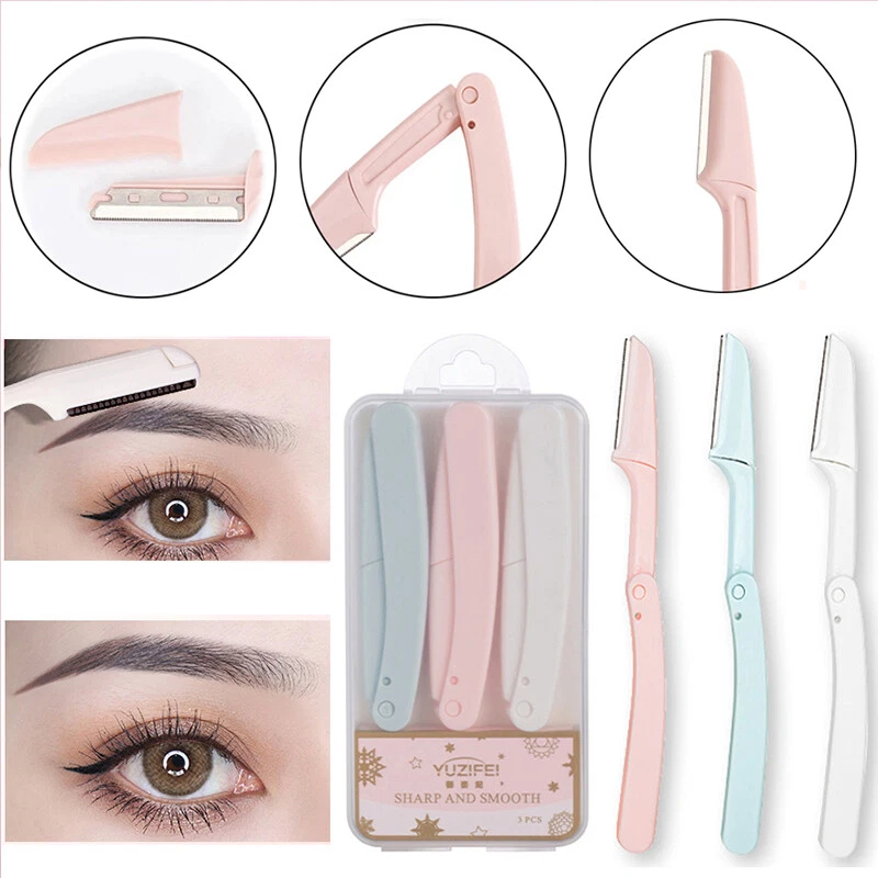 Portable Folding Brow Eyebrow Trimmer Hair Remover Eyebrow Comb