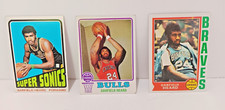 Garfield Heard Bulls, Braves and Sonics 1972, 1973, 1974 Cards