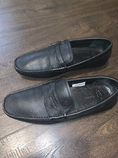 UGG HENRICK LEATHER LOAFER / DRIVING MOCS, US 8 Mens,Color: BLACK, 1020203