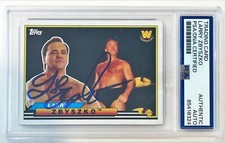 2018 Topps Heritage WWE WWF Larry Zbyszko Signed Auto Card #BL-29 PSA DNA