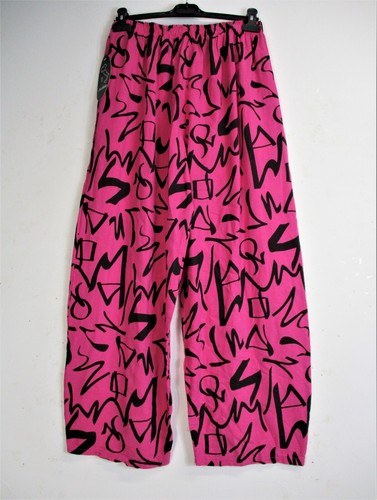 LAGENLOOK LADIES 50% LINEN&COTTON BLEND SUMMER PANTS POCKETS ONESIZE:PLUS(16-20) - Picture 17 of 40