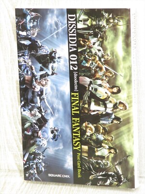 FINAL FANTASY DISSIDIA 012 Duodecim Postcard Book Art Works PSP Fan 2011 SE57
