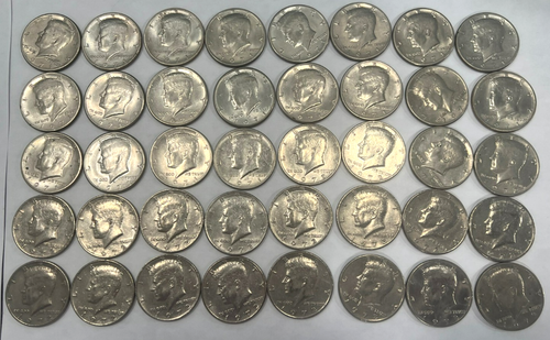 Kennedy Half Dollar Rolls (84 coins) Mix Mints-1971-74-73-72 +BU2005 3qty-2006 1