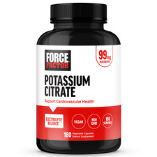 Force Factor, Potassium Citrate, 99 mg, 180 Vegetable Capsules