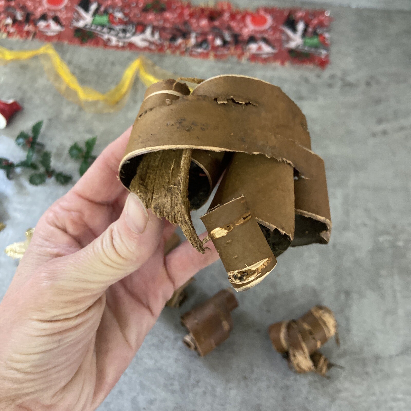 Vintage Christmas Cake Decorations Toppers Bundle Bells Santa Wrap Retro Kitsch eBay