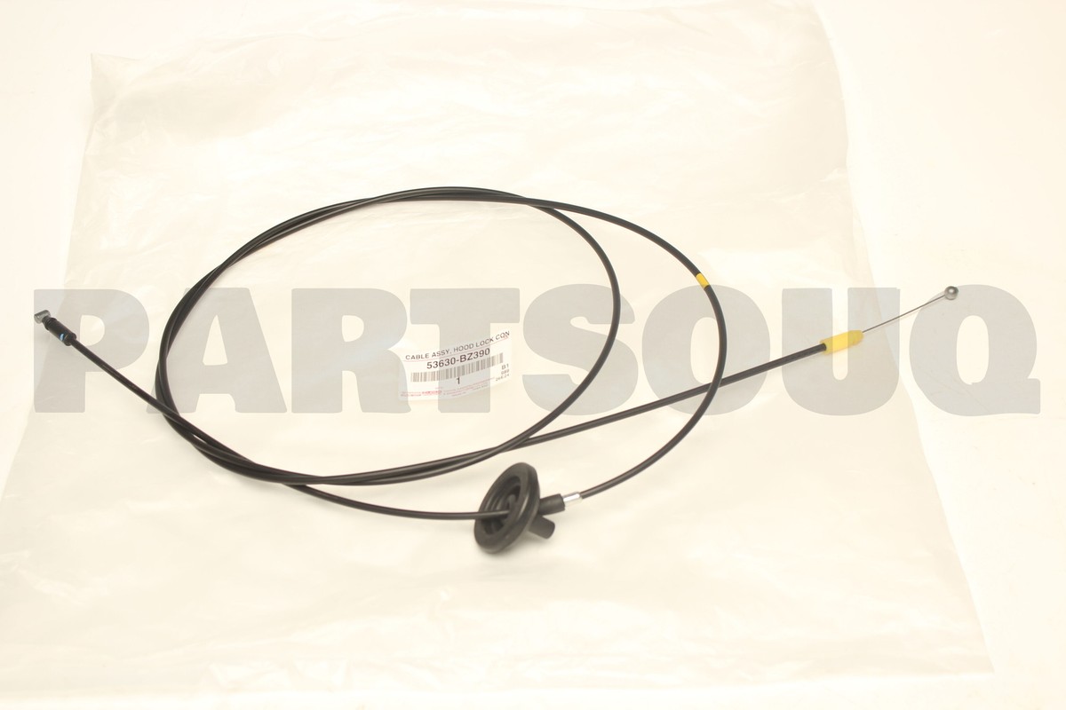 53630BZ390 Genuine Toyota CABLE ASSY, HOOD LOC 53630-BZ390