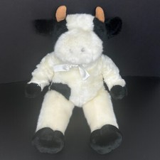 Bear Factory Black White Cow Plush 15 Stuffed...