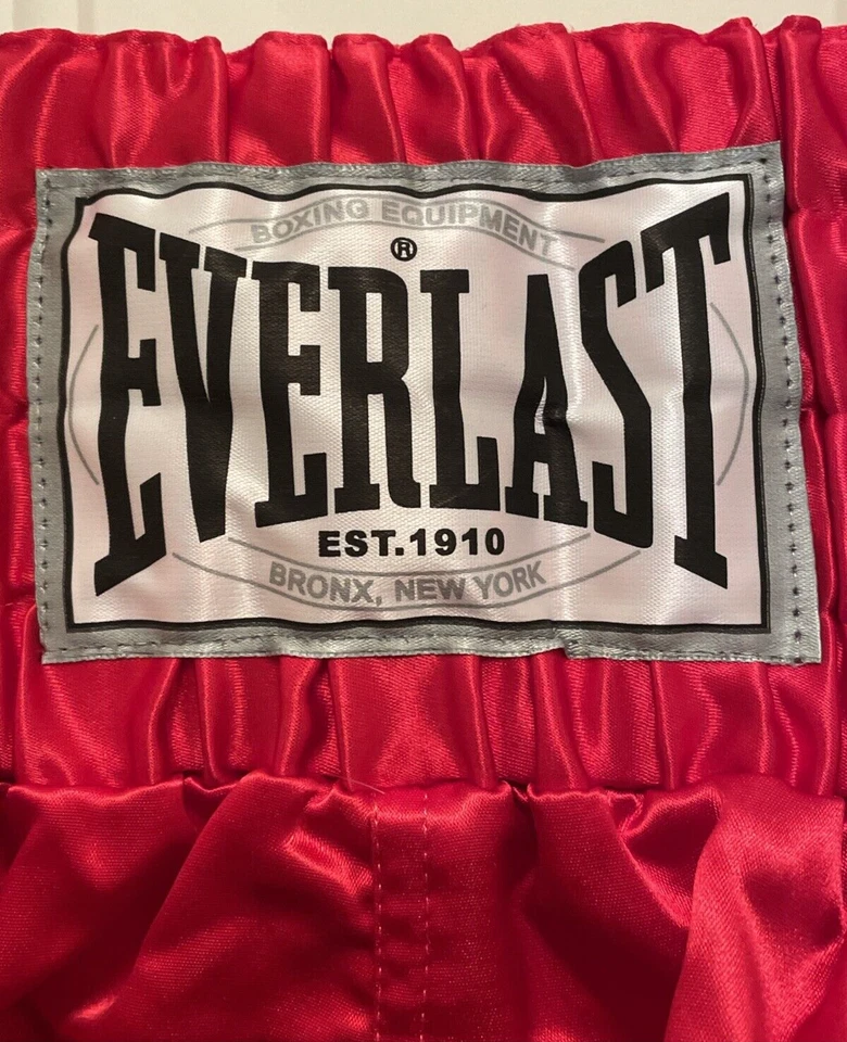 Pantalones Cortos De Boxeo EVERLAST Equipo TODO ROJO De Colección Talla 3XL Foto 2 de 4
