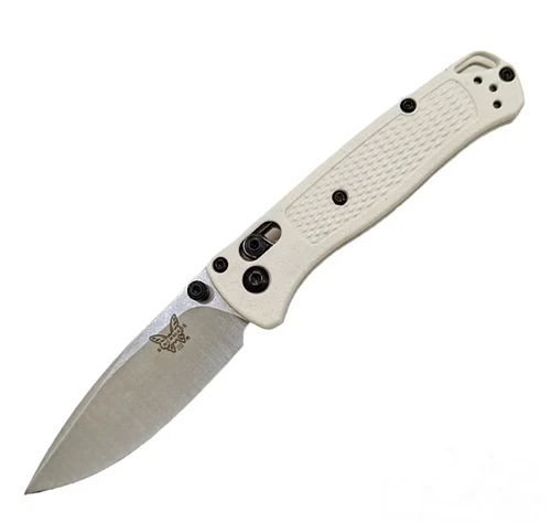 BenchMade BM533 Mini Bugout knife 3.24"CPM-S30V Custom Smooth Blade White Handle