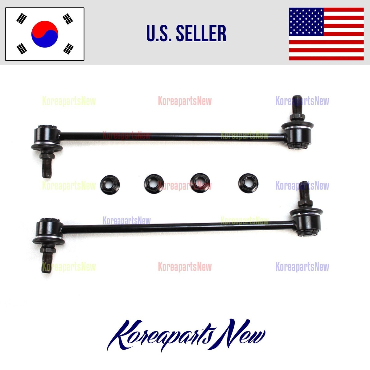 ブータン FRONT Stabilizer Sway Bar Links ⭐2 pcs⭐ Hyundai Santa Fe