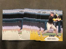 Lot of (40) ROBERT HASSELL 2021 Leaf Draft Baseball cards 32 base + 8 gold