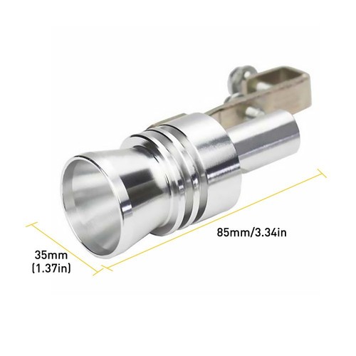 Universal Car Fake Turbo Sound Whistle Exhaust Blow off Valve Simulator Whistler - Picture 4 of 9