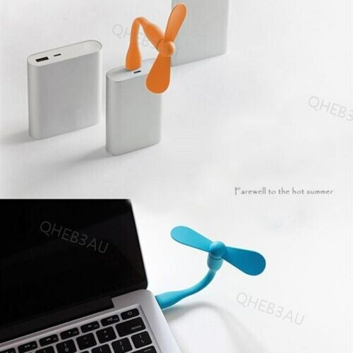 Flexible Mini LED USB Night Light USB Fan Computer Laptop Power Bank 10H - Picture 4 of 14