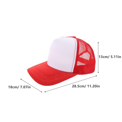 10 Pcs Casquette achats De Baseball En Maille Vierge Homme Chapeau Transfert Chaleur