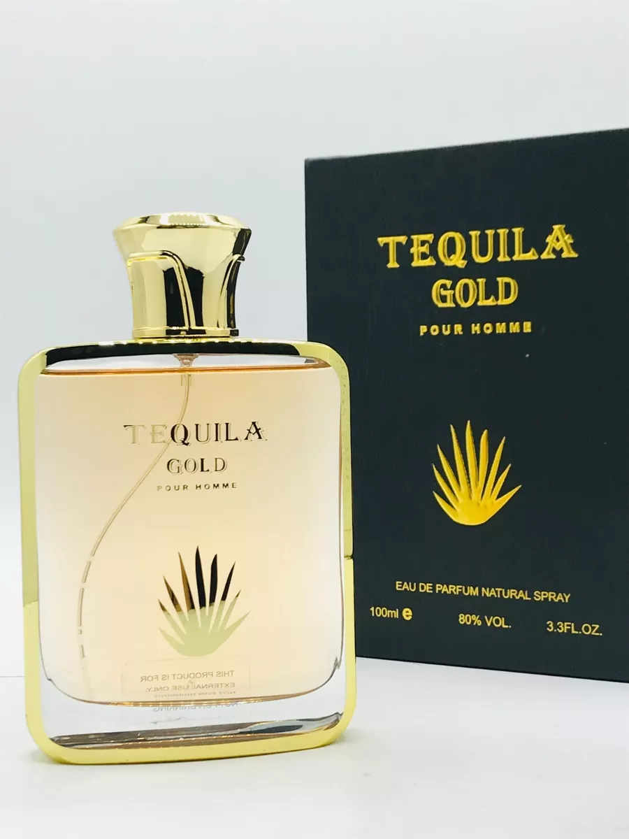 Tequila Pour Homme Gold by Tequila Perfumes 3.3 oz Eau de Parfum Spray for Men.