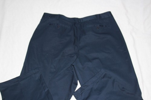 Lands' End Women's Chino Pants 22W Plus Size Navy Oeko-Tex Button Zip Fly Crop - Picture 5 of 9