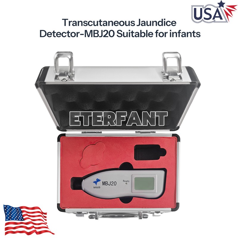 Neonatal Transcutaneous Bilirubin Jaundice Tester Meter Bilirubinometer MBJ20 US