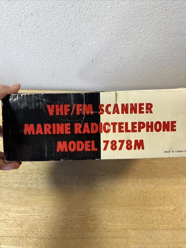 Ray Jefferson VHF/FM Scanner Marine Radio Telephone Model 7878M UNTESTED AS IS - Picture 4 of 16