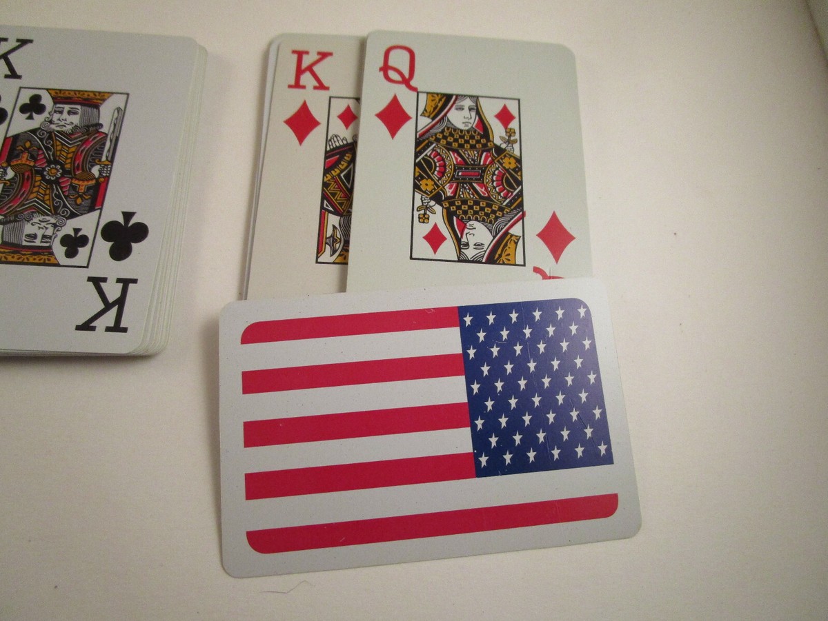 トランプ Patriotic Playing Cards Vintage American Flag Patriotic 2 Decks of Playing Cards | eBay