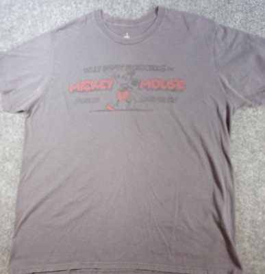 Disney Mickey Mouse T-shirt cartoons vintage style  2XL extra extra large 2071
