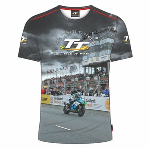 Offizielles Isle Of Man TT Races Maßgeschneidertes T-Shirt - 19ACTS2