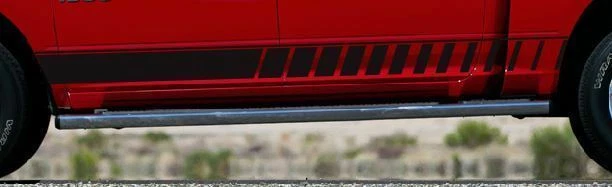 Rocker Strobe Fits: 2009-2018 Dodge Ram 1500 Decals Graphic 3M Stripes Side - Image 2 of 4