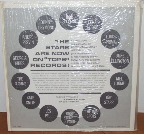 Tonight From Westside Story Record Album - Picture 2 of 6