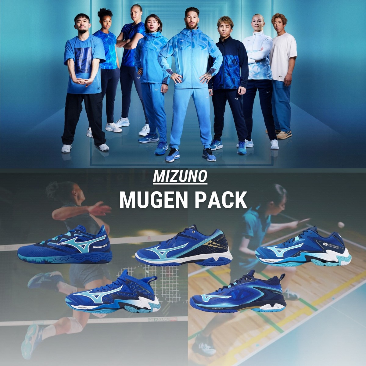 Mizuno Mugen Pack Badminton Table Tennis Volleyball Men