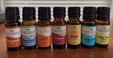 Plant Therapy Essential Oils Lot of 7 Sun Kissed Blues Buster Cinnamon Vetiver+