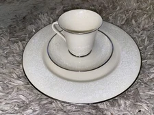 Vintage Gorham China Bridal Bouquet Dinner Plate ,  Cup & Saucer