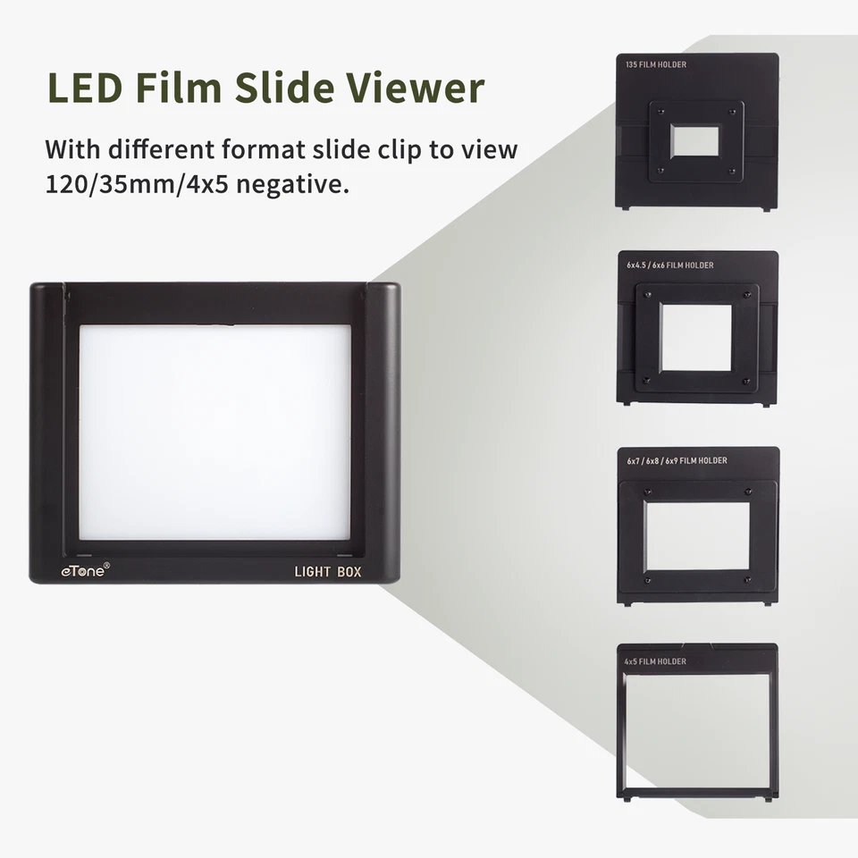 Digital Film Scanner Light Box/Holder For 135 120 4X5 Slide Film Negative Viewer - Image 4 of 4
