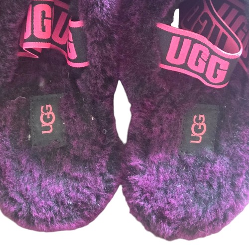 UGG Scuffette Slipper Suede Upper Purple size 8 - Picture 2 of 8