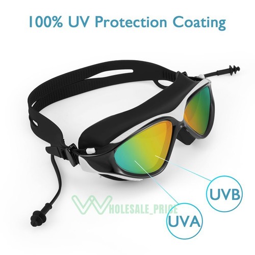 Swimming Goggles Mirror Clear Anti-UV Anti-Fog Swim Glasses For Adult Men Women - 第 46/66 張圖片