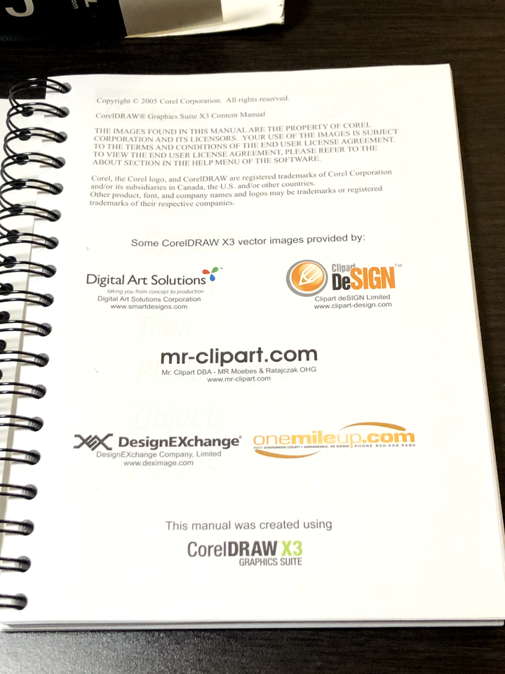 Cd Rom Draw Vintage Corel Draw X3 Graphics Suite 4 CD-ROM NEW w/Portuguese ...