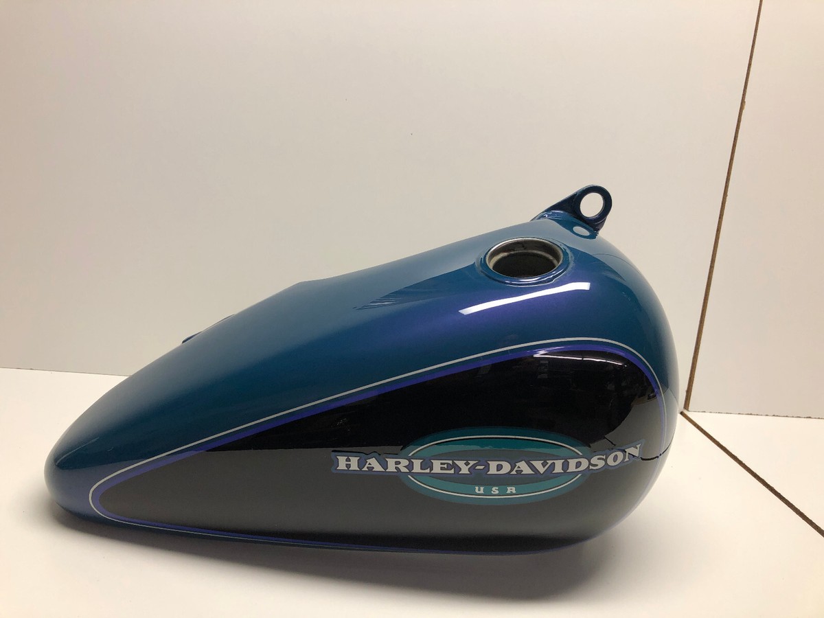 OEM Harley Davidson 1996 FLSTF Right Side Gas Tank Violet Pearl