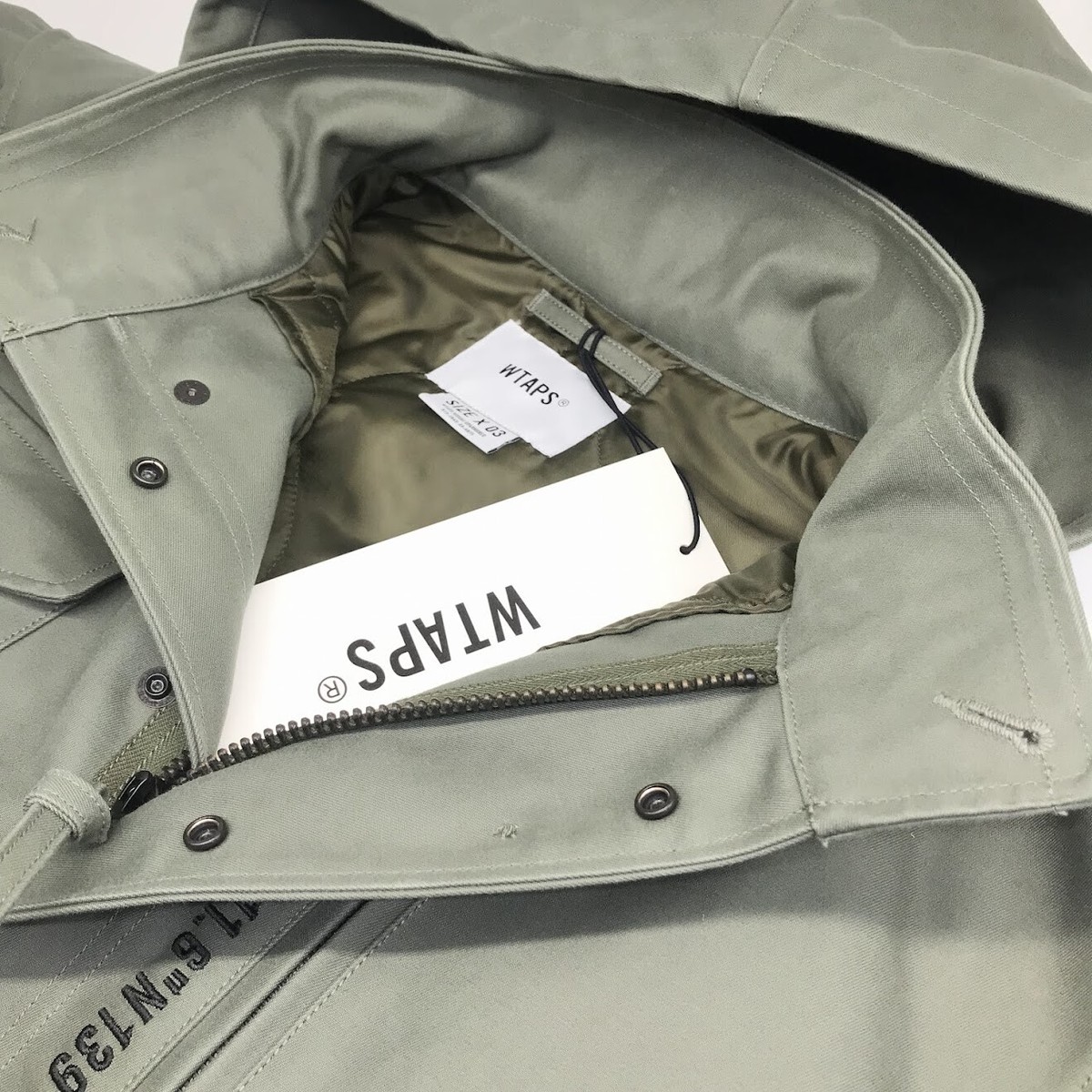 WTAPS Used W)TAPS Taps 20AW WSFM JACKET COTTON. TWILL Cotton WTAPS Used W)TAPS Taps 20AW WSFM JACKET COTTON. TWILL Cotton