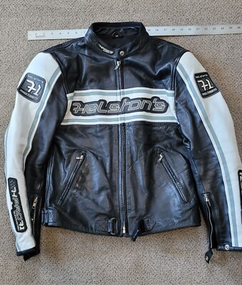 Helstons leather motorcycle jacket size M