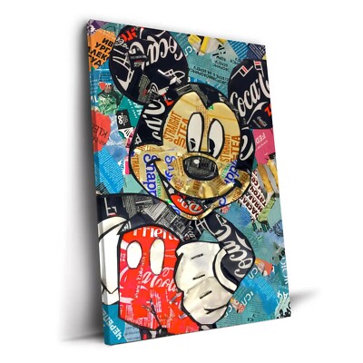 Banksy / Rency Mickey Mouse ミッキーマウス 2$ Mickey Mouse Graffiti LOVE Genuine Two Dollar Bill - Hand