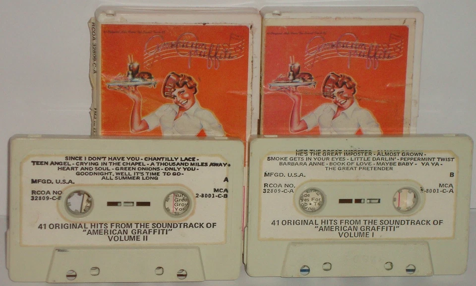 American Graffiti Volume I & II Soundtrack Album Cassette Snapcase Record Club - Image 3 of 3