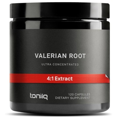 Valerian Root 4:1 Extract Powder Capsules - Valeriana officinalis - 120 Ct
