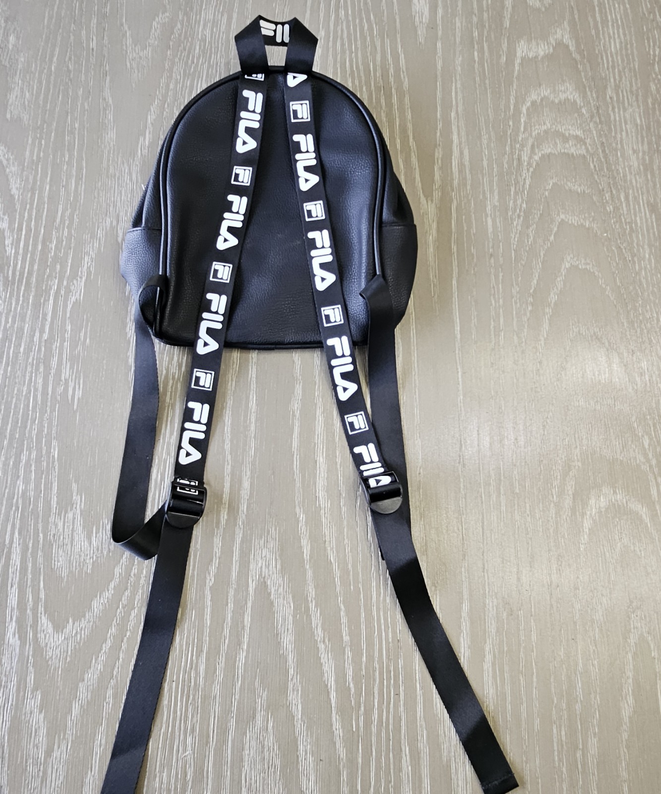 FILA Mini Backpack Adjustable Strap Black Women - image 5